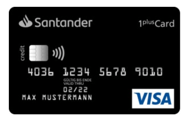 Santander 1 Plus Kreditkarte Santander 1 Plus Kreditkarte