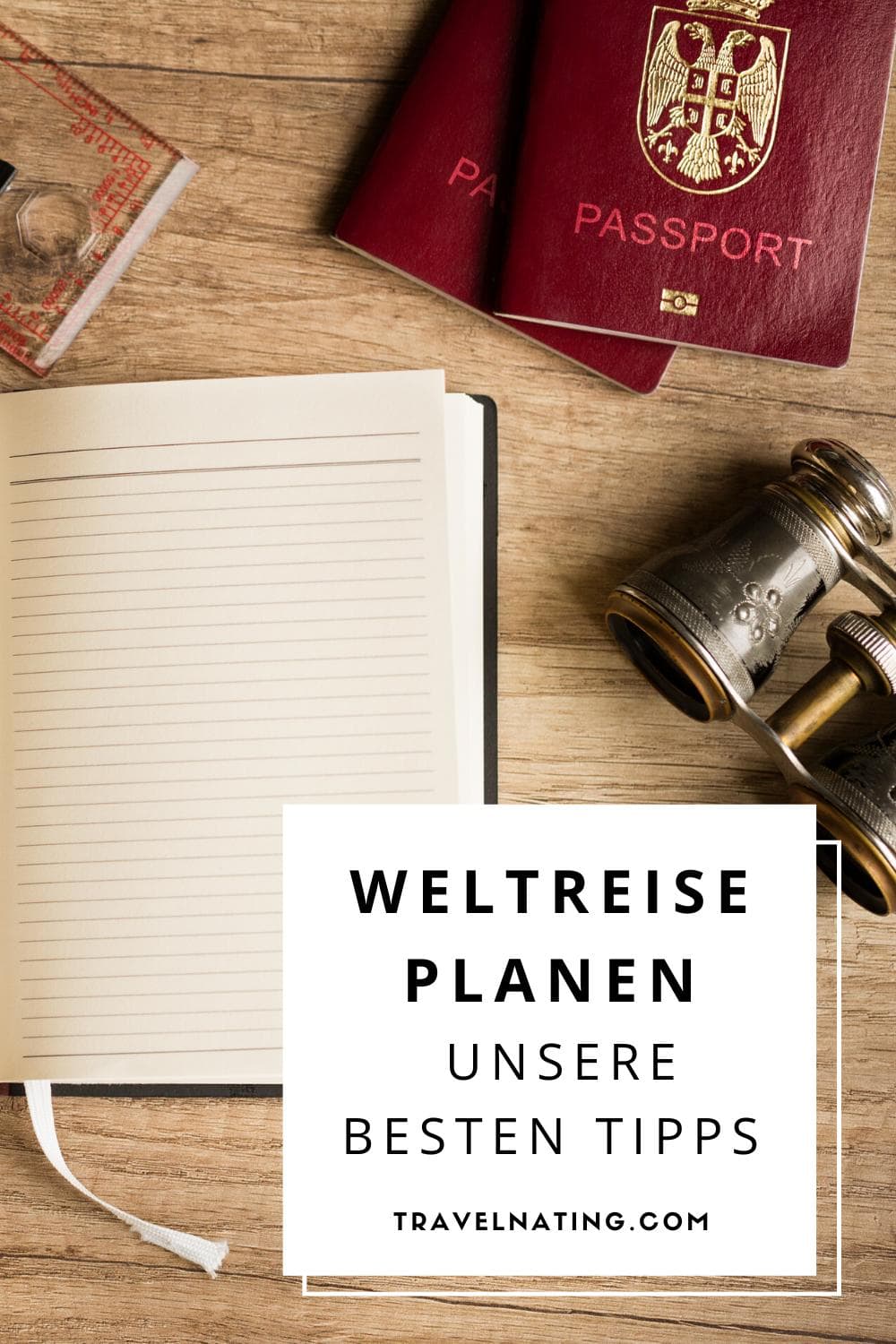 Weltreise-planen-einfache-Schritt-für-Schritt-Anleitung Weltreise planen - Pinterest Pin