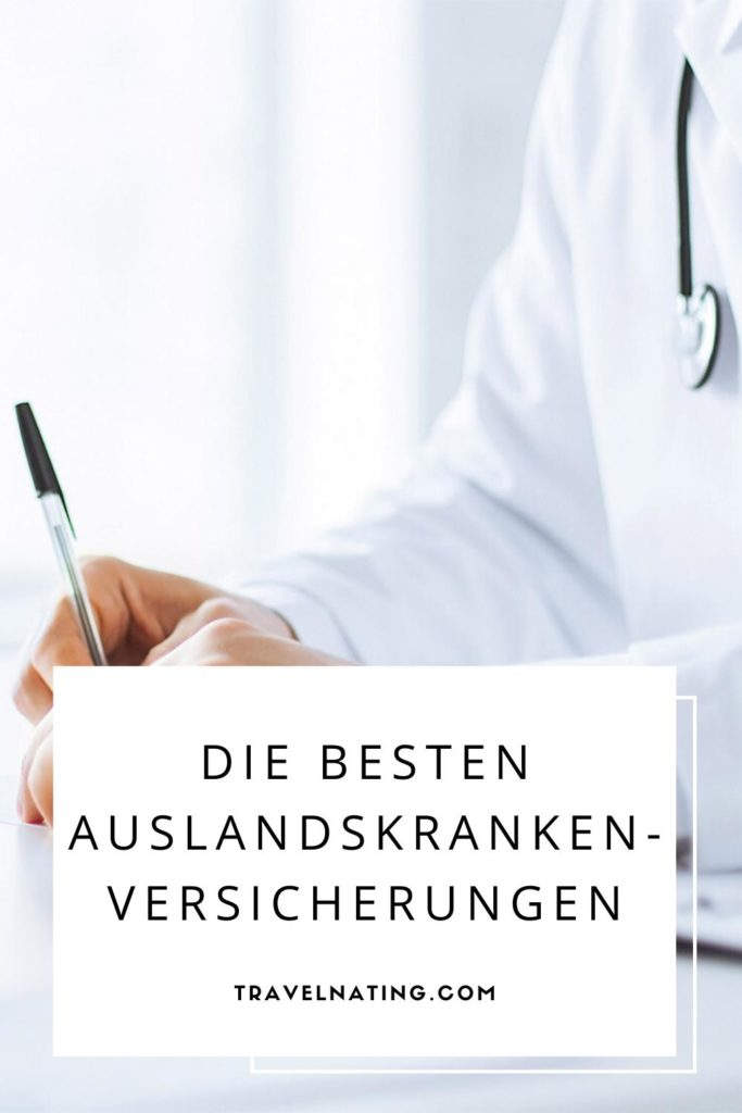 Auslandskrankenversicherung Weltreise - Pinterest Pin