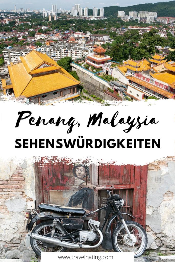 Penang Sehenswürdigkeiten - Pinterest Pin