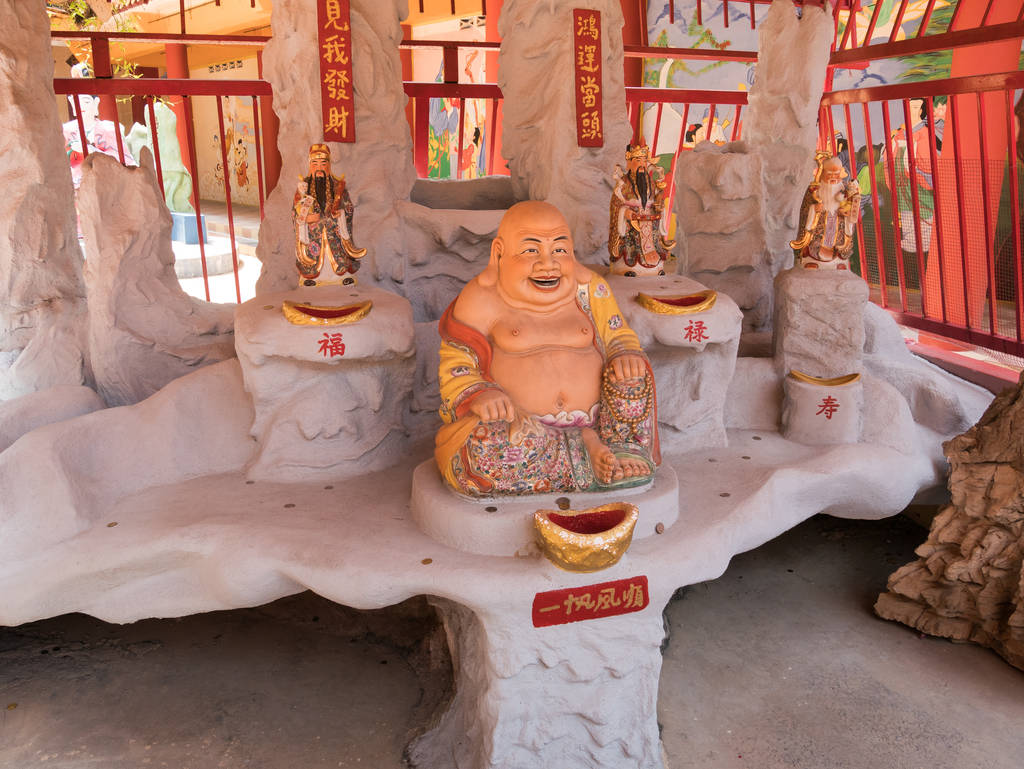 Buddha im Ling Sen Tong Tempel