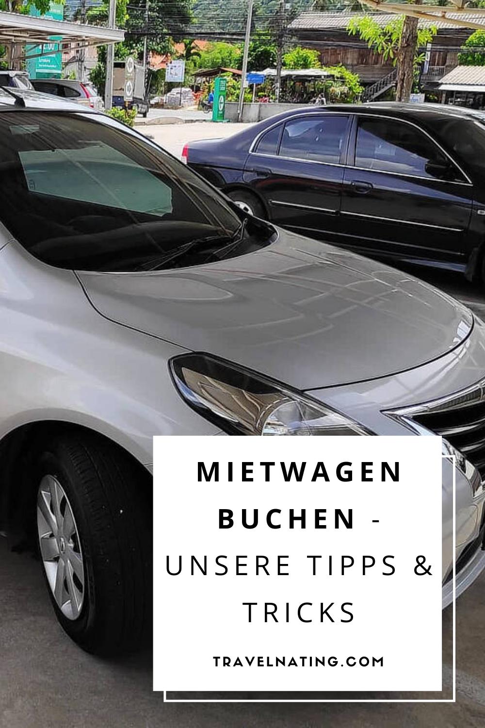 Mietwagen buchen - Pinterest Pin