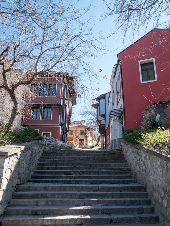Plovdiv Altstadt Treppe
