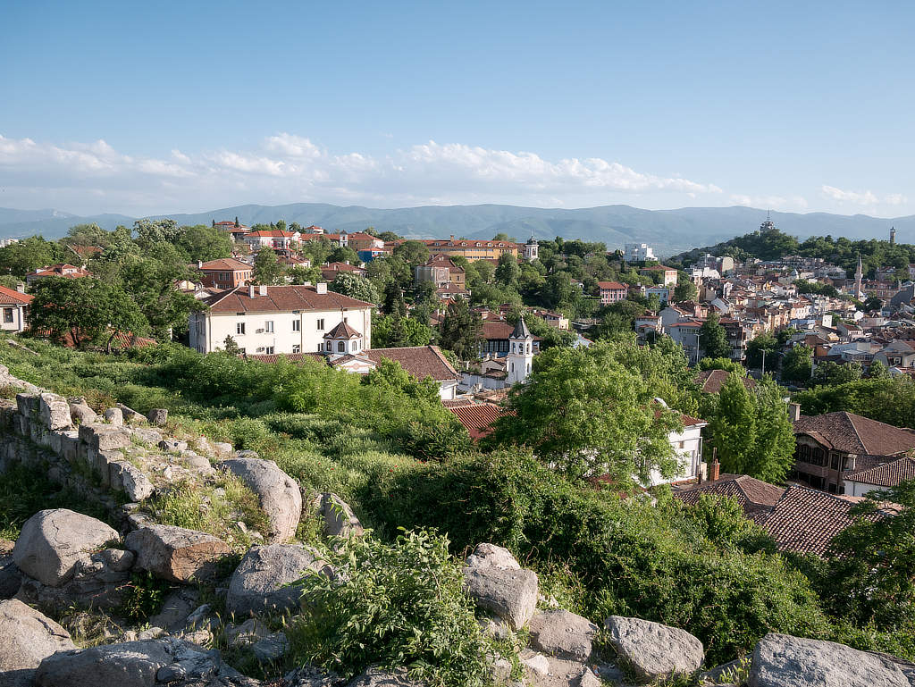Plovdiv Nebet Tepe Blick auf die Stadt