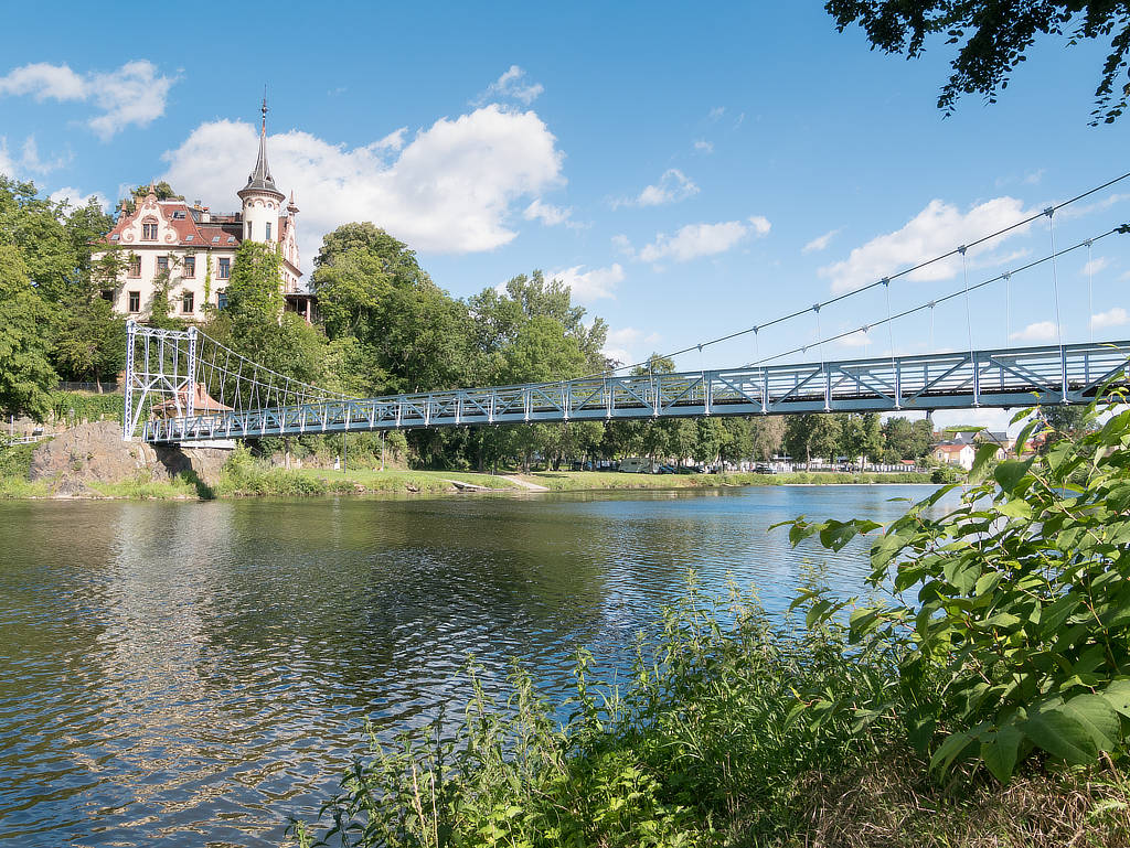 Grimma Hängebrücke und Gattersburg