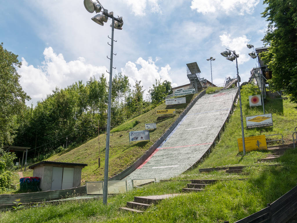 Skisprungschanze in Eilenburg