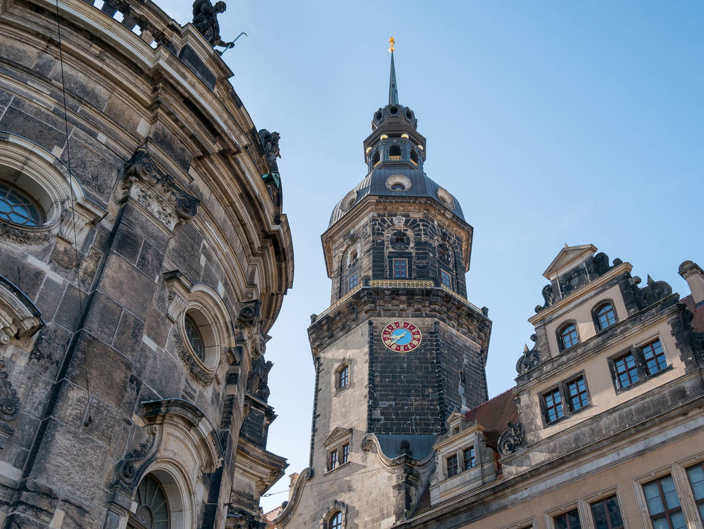 Hausmannsturm vom Residenzschloss in Dresden
